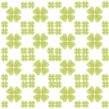 seamless pattern with clover