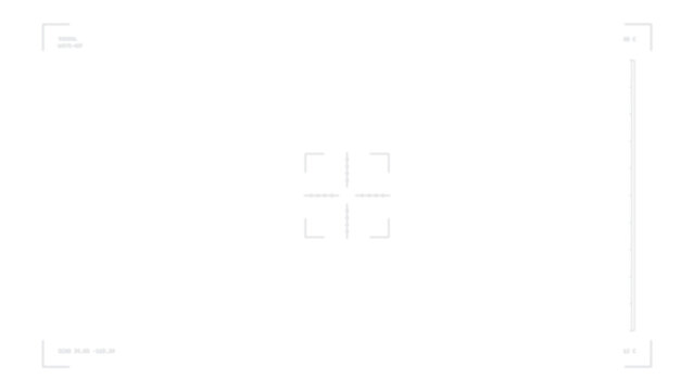Thermal white-hot targeting viewfinder, transparent PNG