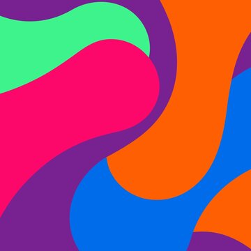 Abstract blurred multicolored gradient fluid vector background design wallpaper template with dynamic color, waves, and blend. Futuristic modern backdrop design for business, presentation, ads, banner