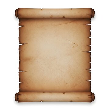 Old parchment paper with cross symbol