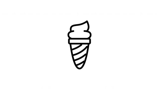 ice cream animation icon