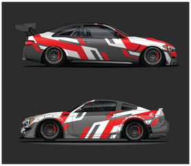 Fototapeta premium Dynamic Racing Livery Design for Sports Cars