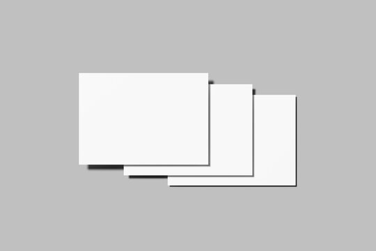 A5 Landscape Mockup Design Blank	
