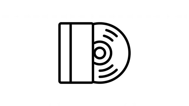 vinyl animation icon