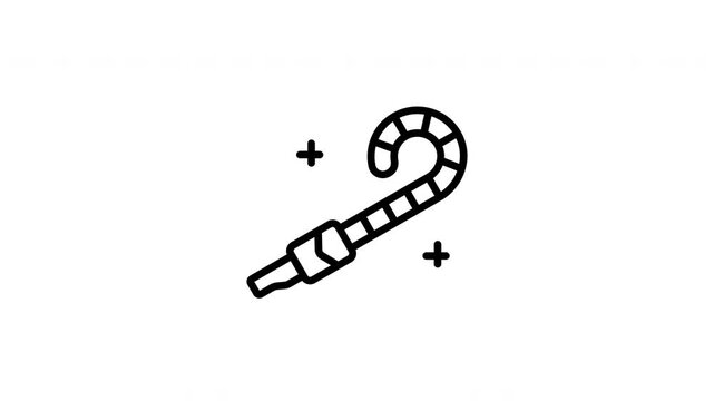 party blower animation icon