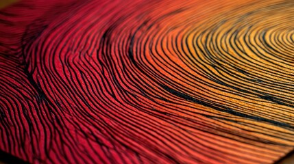 Fototapeta premium Abstract swirling lines in red, orange, and yellow gradient