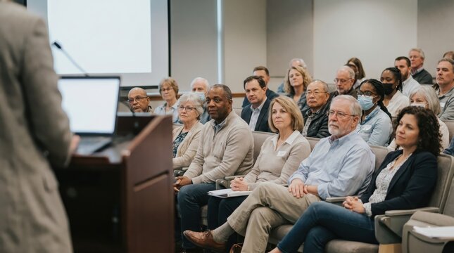 Diverse Audience Attends Presentation for World Lungs Day