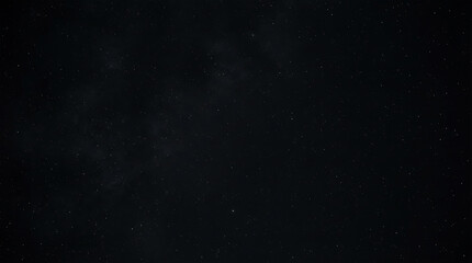 Fototapeta premium Black silhouette of cosmic void with scattered stars cosmos space