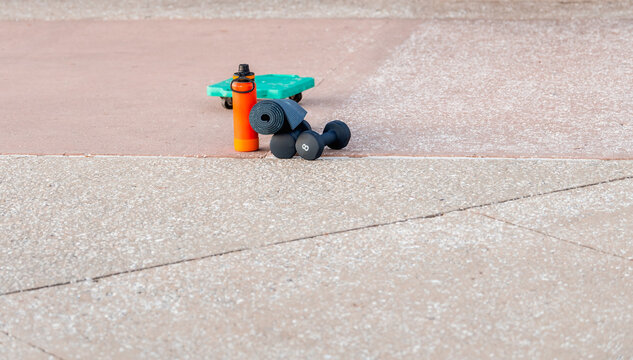 Fitness equipment for home exercise and flexibility training.