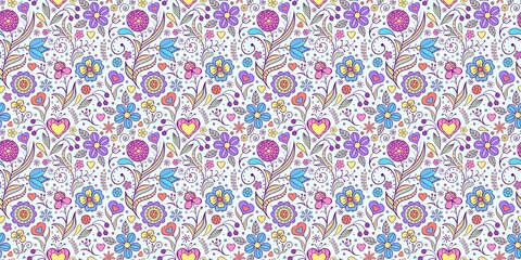 Obraz premium Abstract seamless geometric and symbol wallpaper and background pattern design