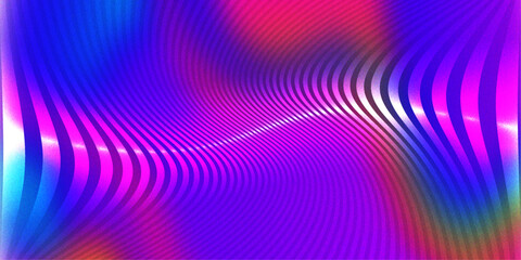 Fototapeta premium Abstract wavy lines background with vibrant gradient colors