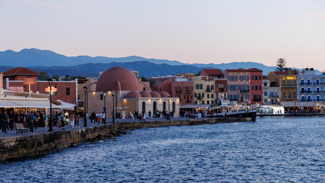 Abendstimmung in Chania auf Kreta