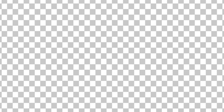 Gray and white transparency grid pattern seamless. Transparent checkered basic background PNG overlay style. Vector illustration.