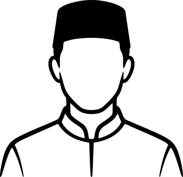 Muslim man avatar icon