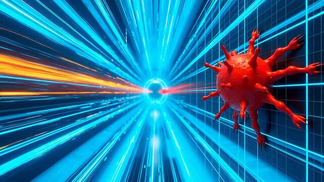 Data Breach Animation: Credential Stuffing Attack in Cyberspace