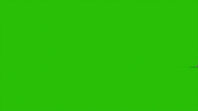 Green Screen Barbarian Warrior Runs Side 3D Animation Rendering CGI 4K