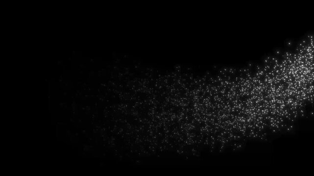 Particle Dissolve Animation | Disintegrating Particle VFX Motion Graphics Overlay