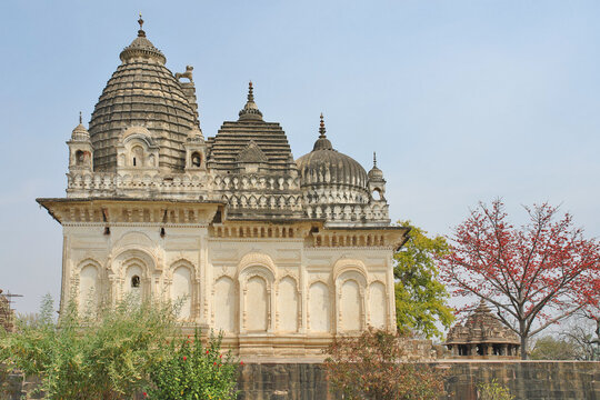 Pratapeshwar Temple in Khajuraho a 19th-century Hindu temple dedicated to Lord Shiva , located within the Western Group complex., India