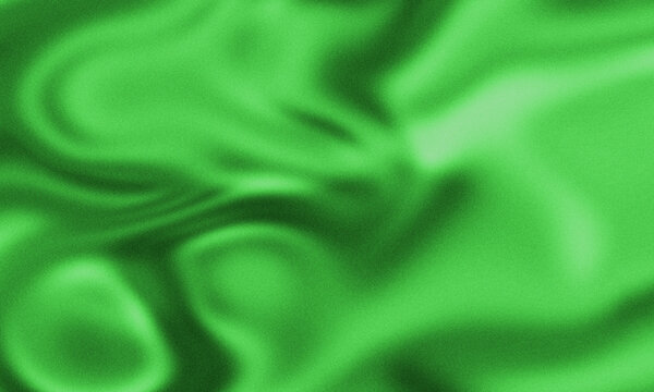 Close-up of vibrant green fabric texture with soft folds. Luxurious emerald textile background for design and fashion projects.
