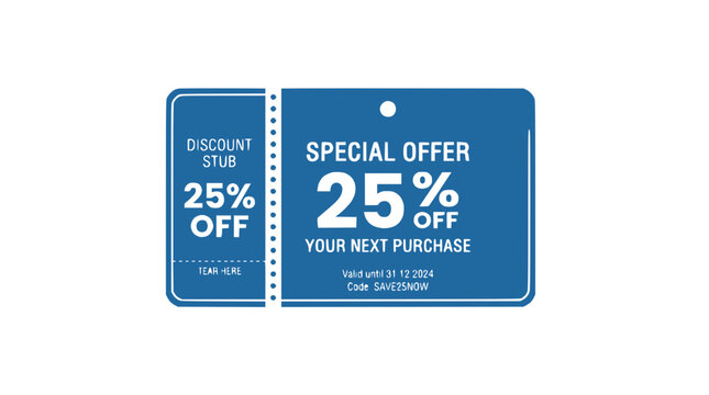 Special Offer 25% Off Discount Coupon for Next Purchase