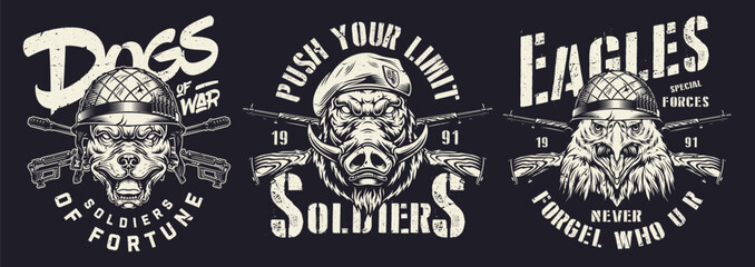 War animal designs © DGIM studio