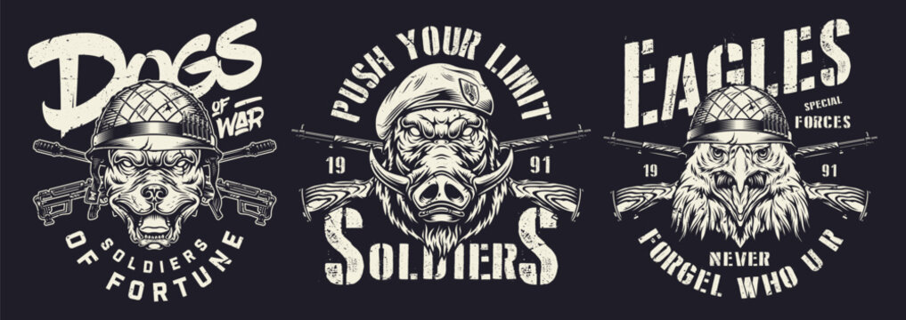 War animal designs