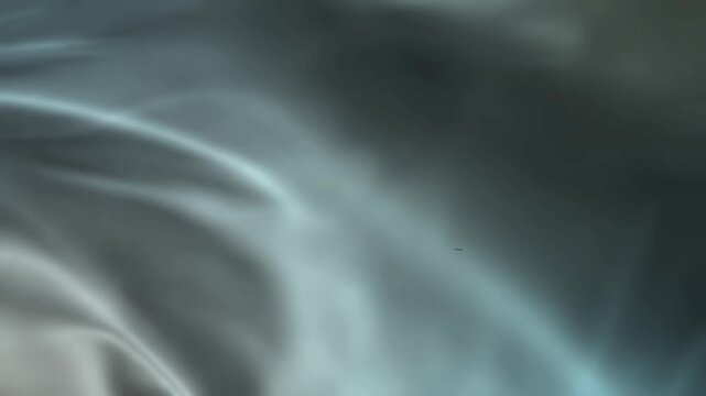 Abstract Blue Smoke Flow Background Loop, Soft Cyan Mist Waves with Atmospheric Motion, Seamless Cinematic Backdrop