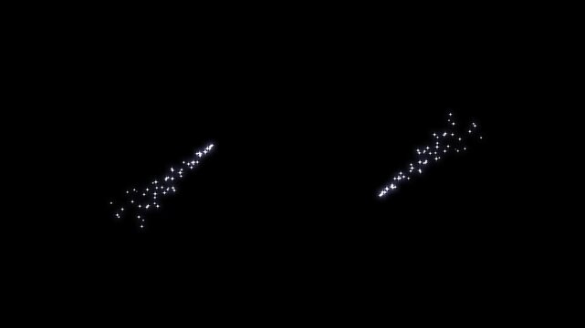 White glowing twinkling glitter line stars. white cartoon blinking stars, flat vector doodle sparkle,magic sparkles glitter line stars, black screen background 4k animison.