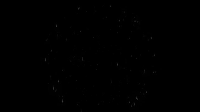 Real Fireworks display celebration, Colorful New Year Firework 4K 30 FPS