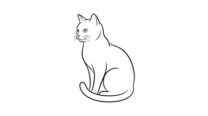 vector image of a cat © Wnnmla