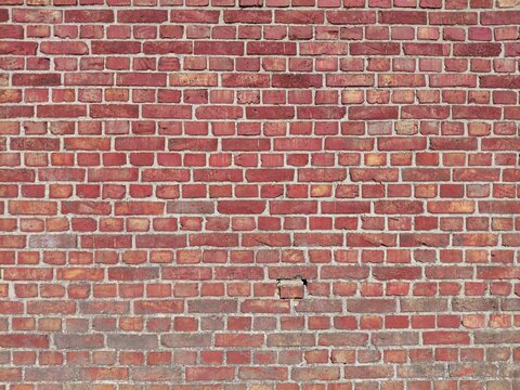 red brick wall background, hd texture, historic building