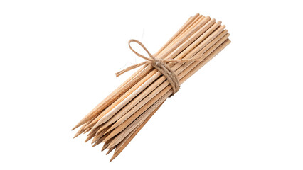 Small sheaf bundle of dried golden straw harvest element isolated on transparent background © Sovello-png