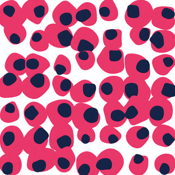 Colorful abstract pattern with pink and dark shapes transparent background design transparent background