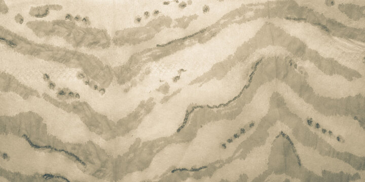Hand Print Pattern. Unusual Leopard Textile.