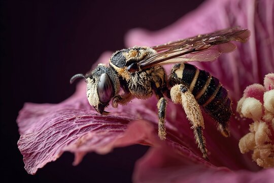 endangered insects pollinating last flowers