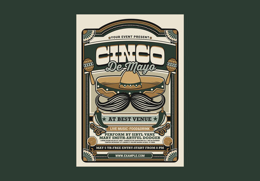 Cinco de Mayo Flyer Template