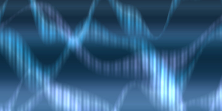 Northern lights simulation background creates abstract, wavy wallpaper effect
