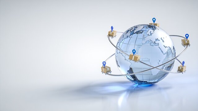 Futuristic globe with interconnected digital avatars symbolizing global connectivity and remote collaboration