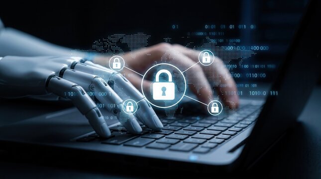 Automated systems and virtual firewalls using AI to prevent attacks and strengthen cybersecurity through smart threat detection.