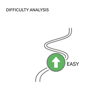 Green easy road sign symbol.