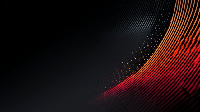 Abstract black background with modern vector graphic design pattern, minimal dark banner template for branding, posters, presentations, websites, social media, wallpapers, advertising, and creative pr