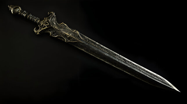 sword on black