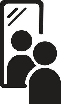 Content Page User Profile Icon Black Glyph Symbol for Account Interface Design