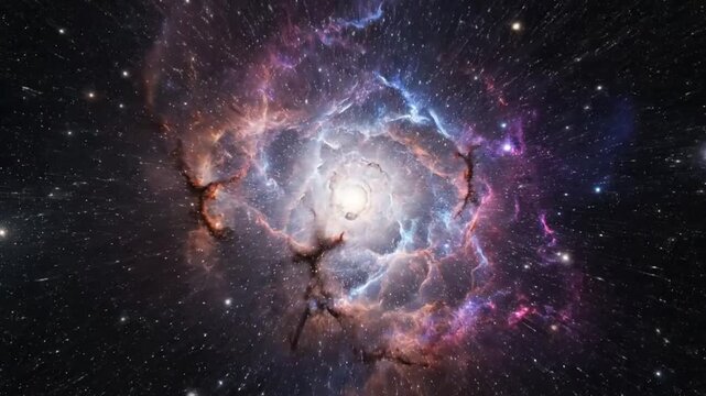 Epic Supernova Explosion and Expansion Creating a Mesmerizing Nebula in the Vastness of Space