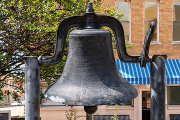 Fototapeta premium Old Bell at Texarkana Regional History Museum