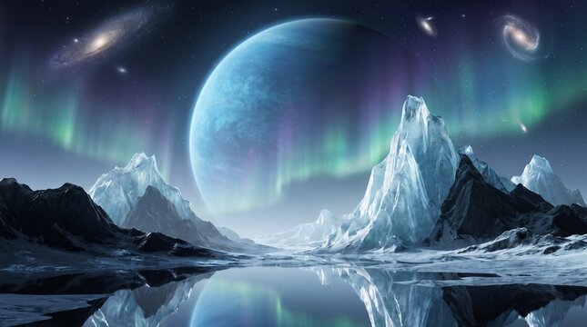 planet in space