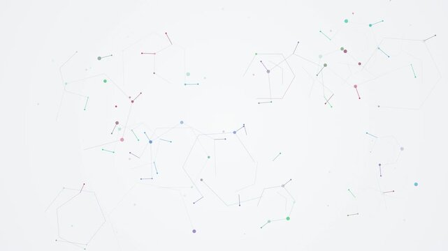Abstract Digital Network Connections Background