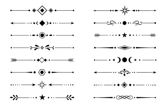 vector illustration of a set of musical notes