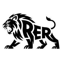 Obraz premium Tiger mascot logo vector illustration aggressive wild cat animal emblem design