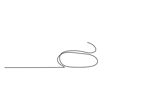 Minimalist continuous line drawing of stacked zen stones, simple black ink pebble cairn vector, balanced rock tower for wellness and meditation 4k video